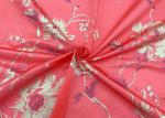 Anti Odor 100% Polyester Mattress Fabric Gold Powder Printing Warp Knitted