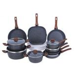 Various Models Kitchen Cookware Maifan Stone Aluminium Ollas Cooking Pot Sets