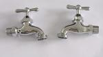 Zinc Handle Brass Bibcock Valve Casting Chrome Plated Brass Faucet