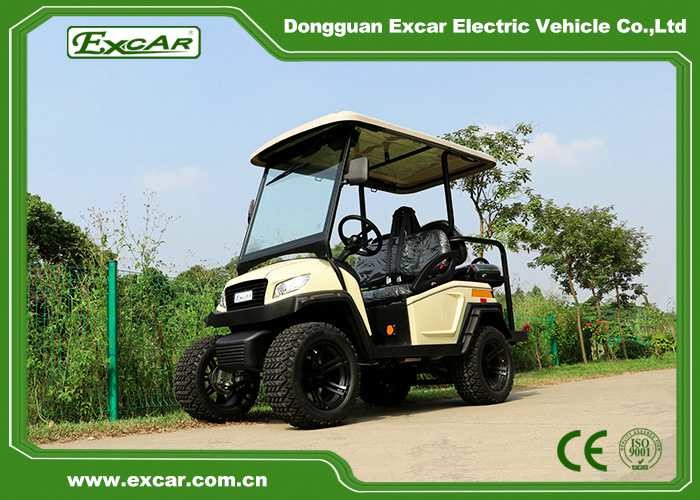 Electric 2 Seats Golf Cart Hunting Buggies With Flip Seats