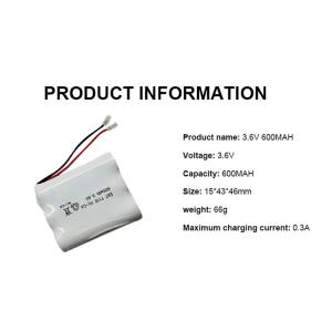 Quality Rechargeable Nickel Cadmium Battery 800mAh 3.6v 600mah Nicd Battery wholesale