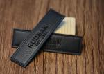 Printed Silicone Logo Jeans Leather Patches Custom For Clothing