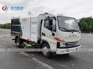 Quality Cummins Engine 5 Ton JAC Vacuum Road Sweeper Truck wholesale