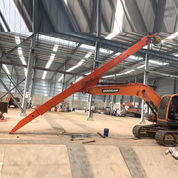 SY215 Excavator Hydraulic Cylinder Telescopic Arm With 0.4 Cbm Digging Bucket