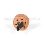 Wood Round Essential Oil Diffuser, Car Air Freshener Vent Clip Aromatherapy