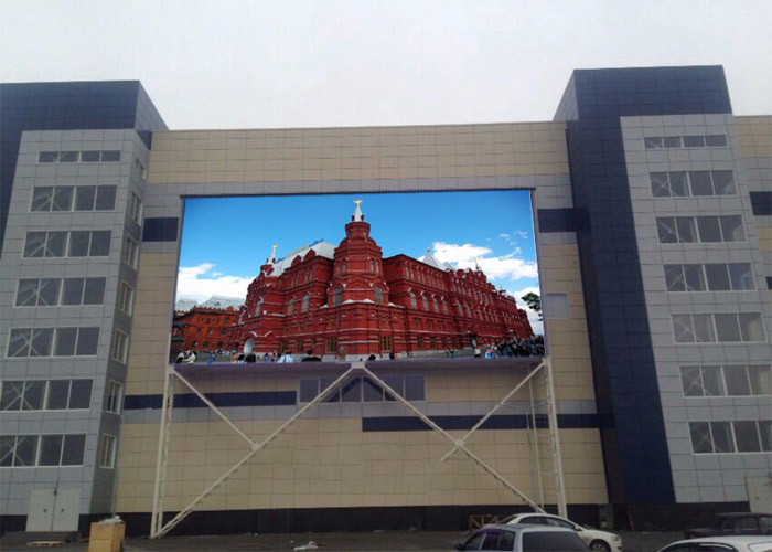 400w/Sqm Outdoor Advertising LED Display Screen P3 - P10 HD RGB LED Board Display