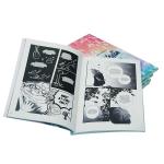 Glossy C2S Art paper Soft Cover Book Printing , 168x260MM Adult Comic Book
