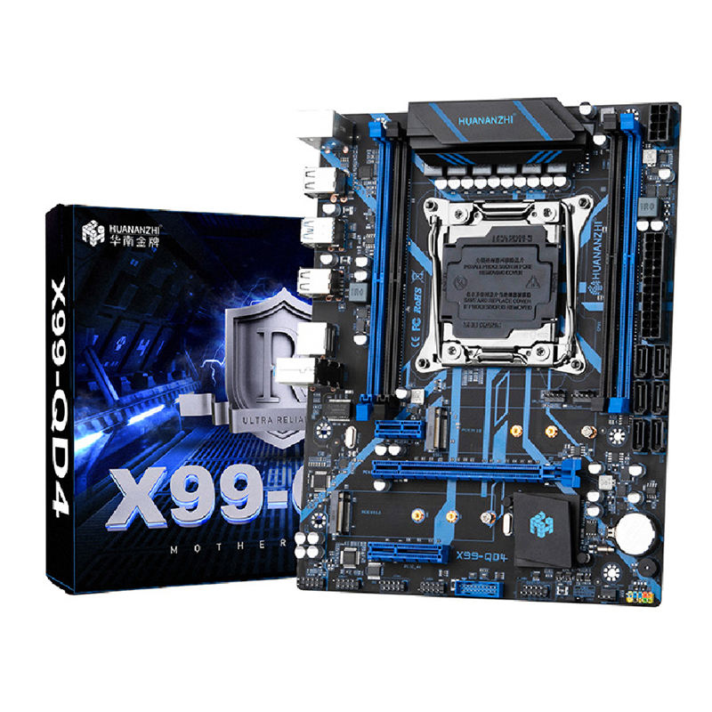 Customized X99 QD4 motherboard X99 Motherboard with combo kit set DDR4 Desktop NVME NGFF USB 3.0 LGA2011-3