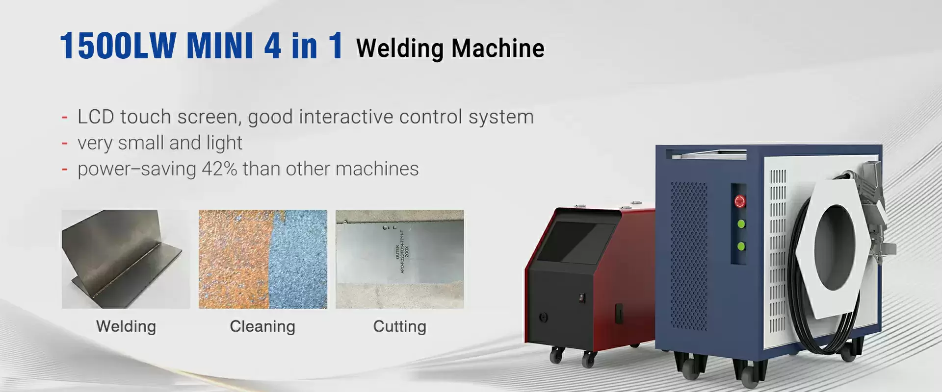 Welding Products Mini Portable Handheld Laser Welder 1500W 2000W 3000W Metal Stainless Steel Laser Welding Machine 40 KG