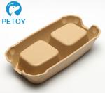 Biodegradable Bamboo Pet Bowl Fiber Dog Cat Food Bowls Water Feeding