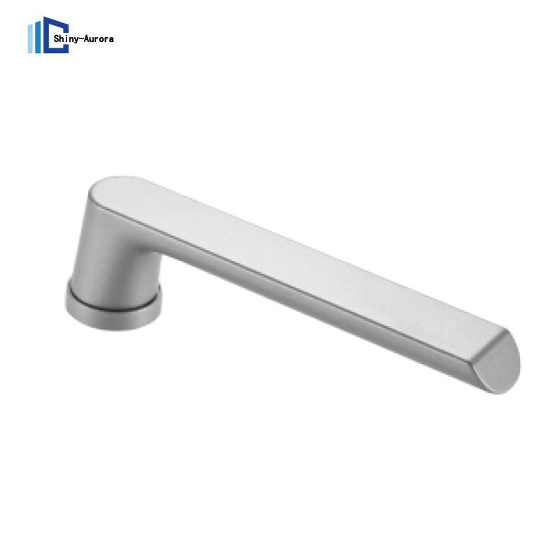 American Style Privacy Lever Handle Lock Set Matte Aluminum Door Handle Wooden Smart Door