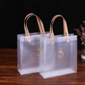 Quality PP PVC Translucent Tote Bag 40x11x35cm Recycled For Shopping wholesale