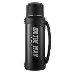 Quality Insulated Stainless Steel Vacuum Flask 2 Litre Outdoor 316 Stainless Steel Travel Bottle With Handle Easy To Clean With Food Safe Lid wholesale