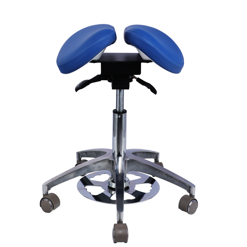 Beauty Salon Comfortable chair Green Micro Fiber dentist stool Saddel Shape Dentist Chair