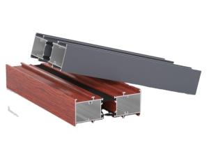 Quality T5 Aluminium Window Extrusion Profiles Thermal Break Square Tube Profile wholesale