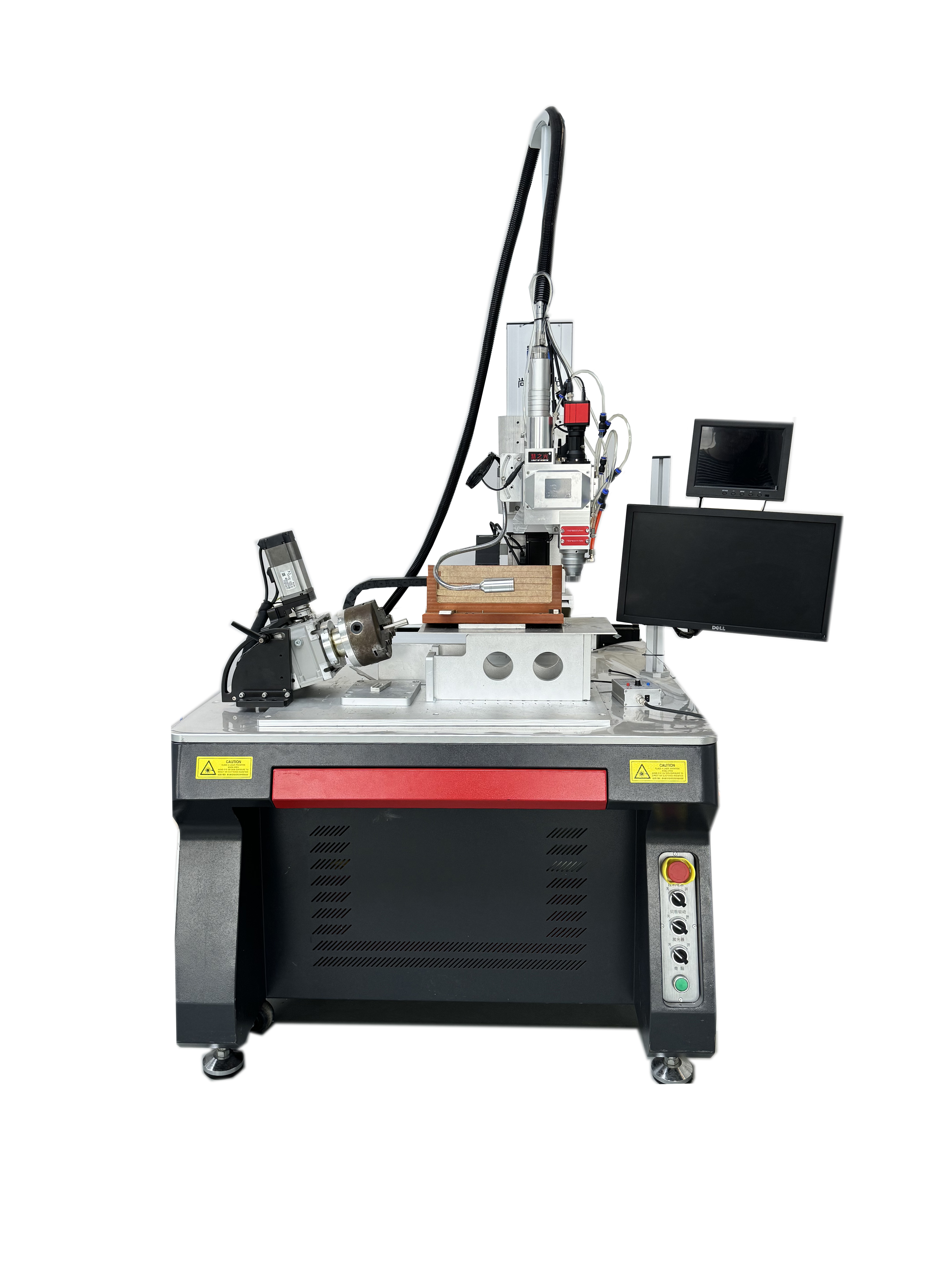 QCW Three Axis Fiber Laser Welding Machine For Metal Galvanized Sheet And Aluminum Welding