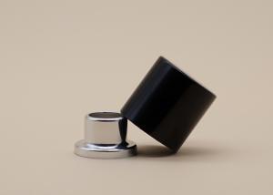 Quality Matte Black Perfume Bottle Lids Cylinder Shape Leak Proof High Reliability wholesale