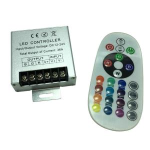 Quality Adjust Brightness Steel Material 24mm RF RGB Controller wholesale