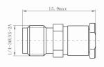 SMK K2.92mm MF30A Cable Coaxial Connectors Female Stainless Steel Precision