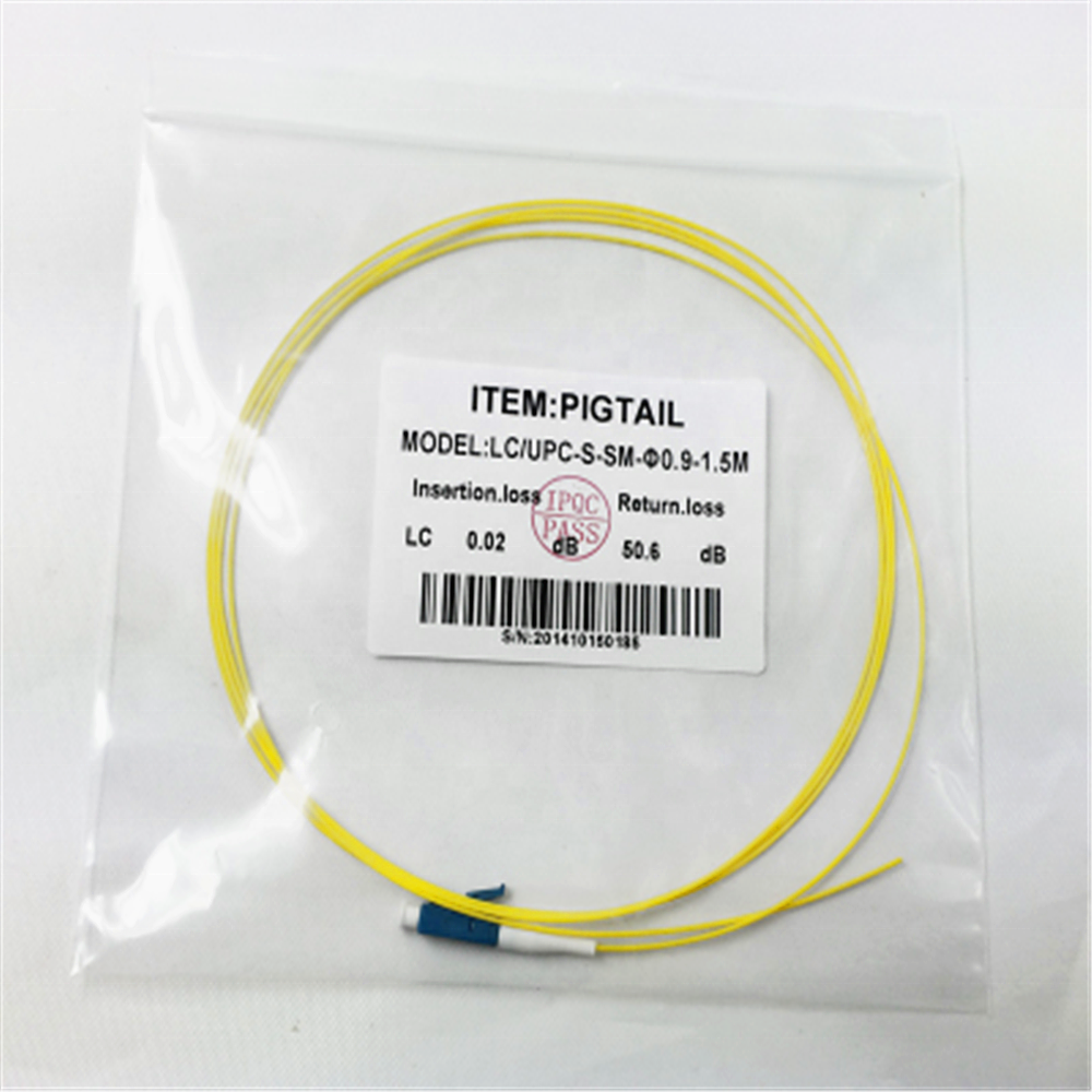 simple mode patch cord fiber optic pigtail dulplex with connector LC/UPC-LC/UPC