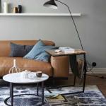 Industrial Style Mobile Tomile Livingroom End Table 13.45lbs