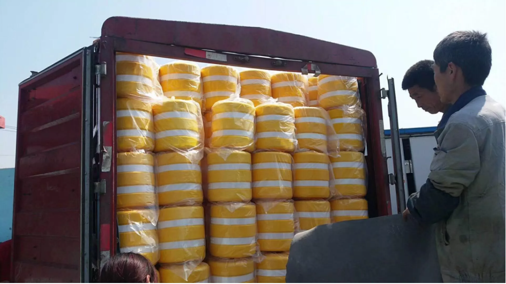 Road Safety Rotary Guardrail EVA/PU Foam Drum Barrel with ISO9001 2008 Certification