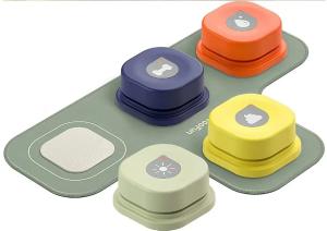 Quality Dog Recordable Training Buzzers Trainable Dog Communication Button Pet Voice Toy Clicker wholesale