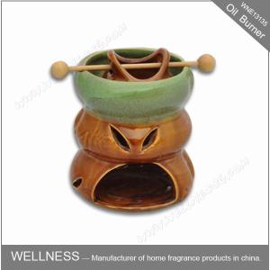 Quality Ceramic Colorful Scented Oil Burner With Common Packaging / High End Gift Box wholesale