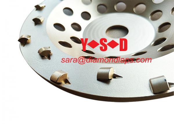10-Inch Special-Shaped Round Dish-Shaped Floor Grinding And Brazing Diamond Grinding Wheel