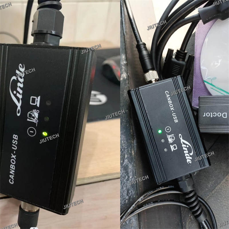 For Linde Canbox USB Doctor Forklift truck Diagnostic Cable linde pathfinder Diagnosis Interface Tool and FZ G1 tablet