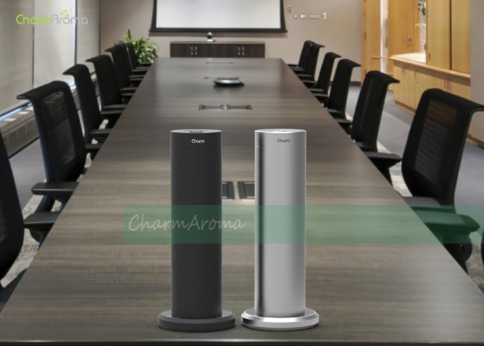 Fashion Cylindrical Air Aroma Machine With Smart Touch Screen Control