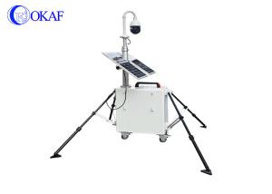 Quality 400Ah CCTV PTZ Camera Security Surveillance Trailer 1920*1080P Mobile Sentry wholesale