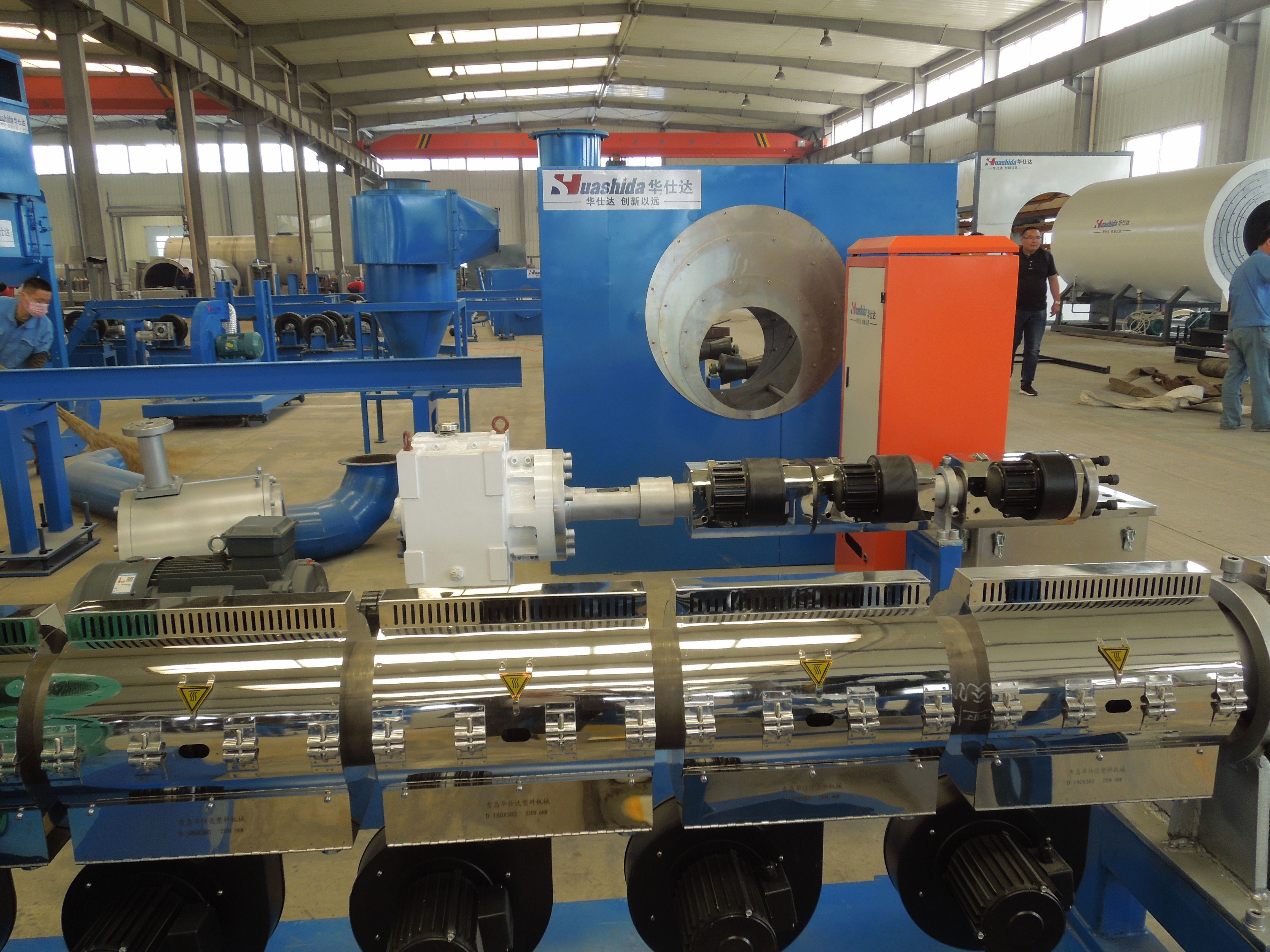Three Layer Anti Corrosion Fbe Coating / Blasting Machinery For 2PE 3lpe Oil Supply Pipeline