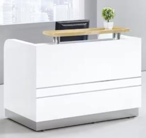 Quality Modern Retail Wooden Boutique Reception Desks Office Register Checkout Counters furniture wholesale