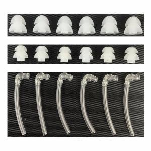 Quality Transparent Hearing Aids Accessories 2 Caps Custom Ear Molds wholesale