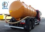 SINOTRUK Howo 6x4 18CBM Sewage Suction Truck 10 Wheeler