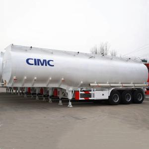 Quality 3 Axle Liquid Cargo Gasoline 50000L Mobile Fuel Tanks wholesale