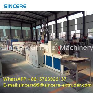 Quality Plastic PVC Pipe Extrusion Line 20-110 50-160 75-250mm wholesale