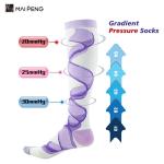 Breathable Compression Socks 20-30 Mmhg Long Compression Stockings For Running