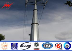 Quality Steel Electric Poles / Eleactrical Power Pole With Cable wholesale