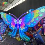 Zigong Outdoor Waterproof Chinese Lanterns Butterfly Lanterns high strength