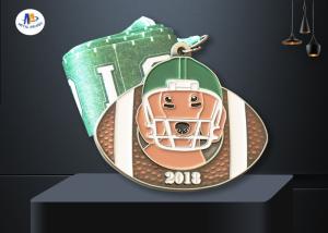 Quality Hockey Shape Metal Award Medals Zinc Alloy Die Casting High Durability wholesale