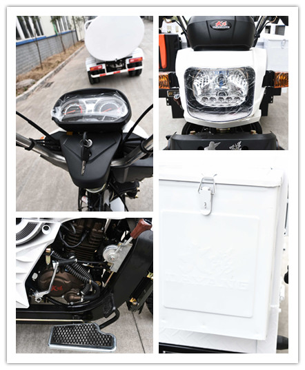 Open Body Type 200cc Air-Cooling Heavy Duty Cargo Motorcycle Tricycle Three Wheeler