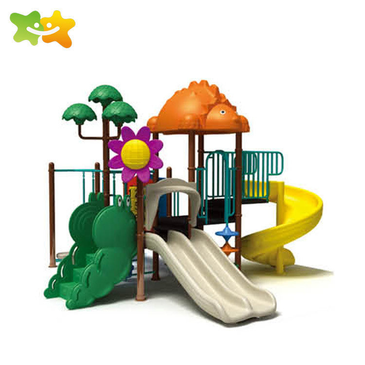 Plastic Preschool Climbing Outdoor Bridge Playground Slide