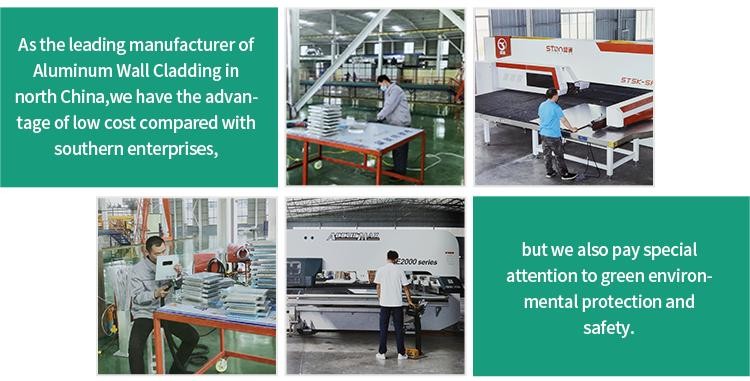 Showroom Building Alloy Walls Aluminum Panel Decor Exterior Panels For Walls ISO14001