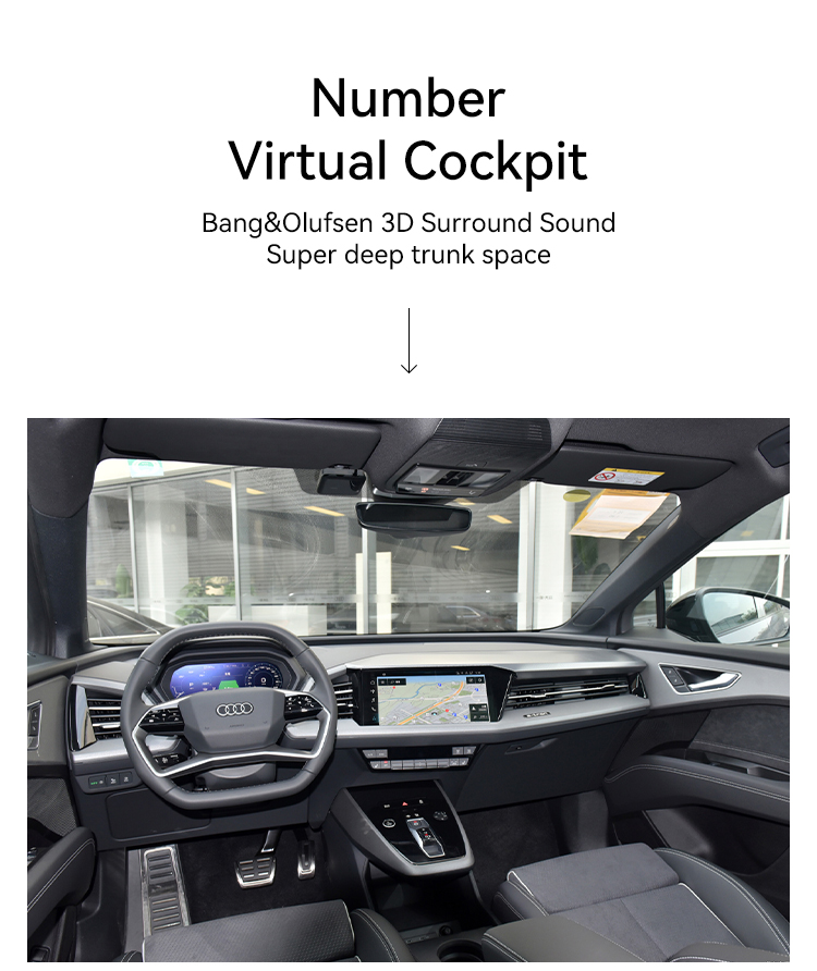 520km Cltc Pure Electric Range 83.4Kwh Battery Capacity AudiQ5 E-tron SUV 4wd speed 160Km/h Energy Electric Vehicle