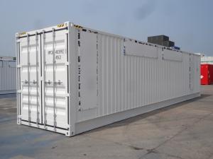 Quality Waterproof 40 Foot Open Side Container Height 2896MM With Bar Lock Durable wholesale