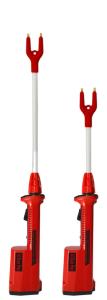 Quality ABS Rechargeable Cattle Prod Electronic Red Harmless 71cm With Charger wholesale