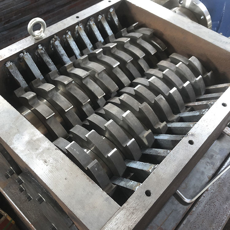 68 HRC Crusher Knives Double Shaft Circular Wood Metal Cardboard Plastic Shredder Machine Blades