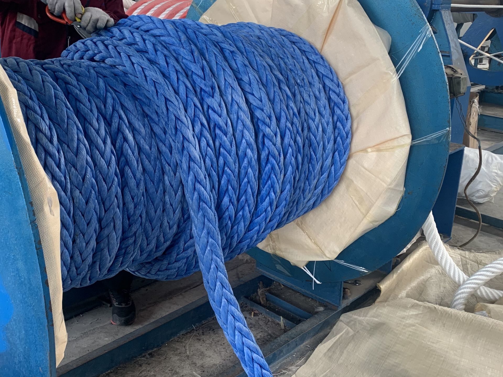 48mmx500m 12 Strand Braided Uhmwpe Rope With High MBL Made In China